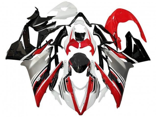 2013-2016 Triumph Daytona 675 Triple Motorcycle Fairings - White Red Silver Glossy Black UK