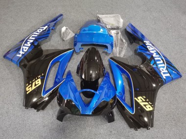 2006-2008 Triumph Daytona 675 Triple Motorcycle Fairings - Blue Glossy Black Racing UK