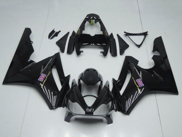 2006-2008 Triumph Daytona 675 Triple Motorcycle Fairings - Glossy Black UK