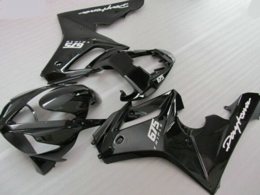 2006-2008 Triumph Daytona 675 Triple Motorcycle Fairings - Glossy Black Matte Black UK