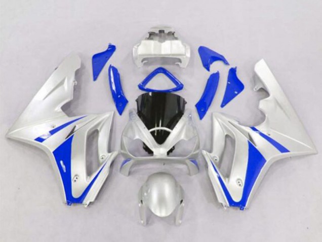 2006-2008 Triumph Daytona 675 Triple Motorcycle Fairings - Silver Blue UK