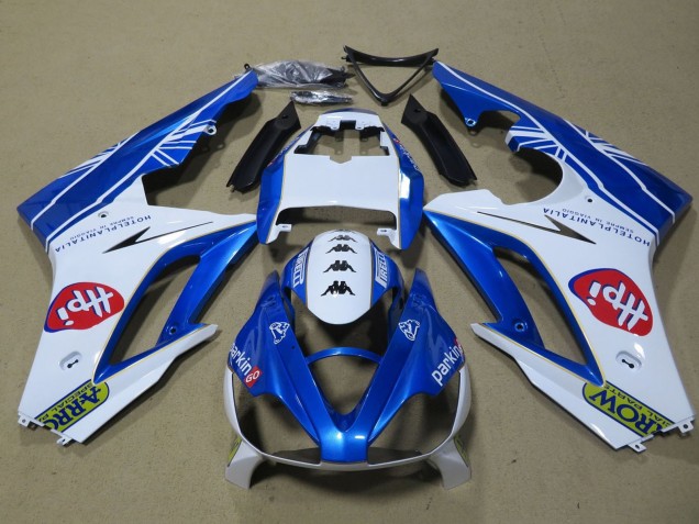 2006-2008 Triumph Daytona 675 Triple Motorcycle Fairings - White Blue UK