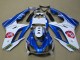 2006-2008 Triumph Daytona 675 Triple Motorcycle Fairings - White Blue UK