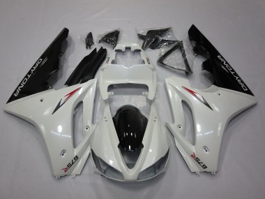 2009-2012 Triumph Daytona 675 Triple Motorcycle Fairing - White Glossy Black UK