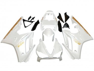 2009-2012 Triumph Daytona 675 Triple Motorcycle Fairings - White Gold UK