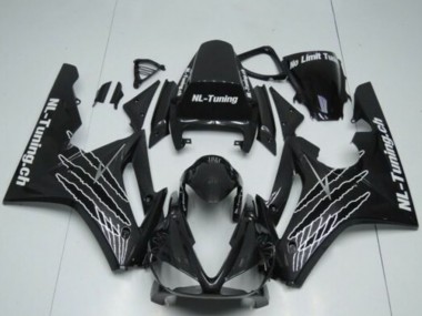 2009-2012 Triumph Daytona 675 Triple Motorcycle Fairings - Glossy Black White Claw UK