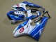 2009-2012 Triumph Daytona 675 Triple Motorcycle Fairings - White Blue Hpi UK