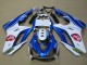 2009-2012 Triumph Daytona 675 Triple Motorcycle Fairings - White Blue Hpi UK
