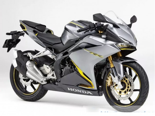 2017-2022 Honda CBR250RR Motorcycle Fairings - Silver Yellow Matte Black UK