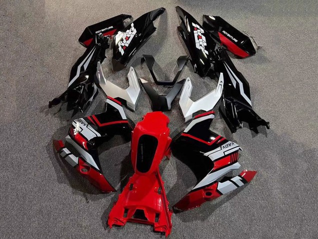 2022-2024 Honda ADV160 Motorcycle Fairings - Silver Red Glossy Black UK