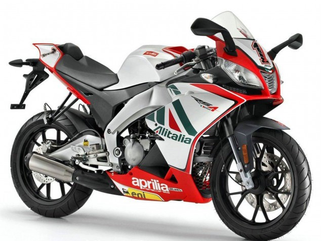 2012-2018 Aprilia RS4 50 125 Motorcycle Fairings - White Red Green Yellow Alitalia UK