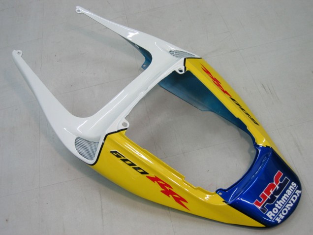 2005-2006 Honda CBR600RR Motorcycle Fairings - Blue White Yellow Rothmans UK