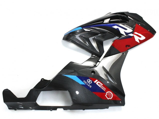 2015-2016 BMW S1000RR Motorcycle Fairings - Blue Red Carbon Fiber UK