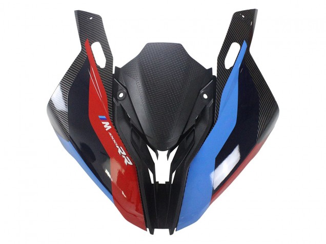2023-2024 BMW S1000RR Motorcycle Fairings - Blue Red Carbon Fiber UK
