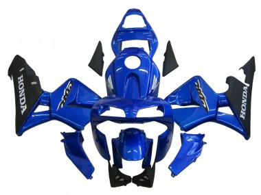 2003-2004 Honda CBR600RR Motorcycle Fairing - Blue Matte Black UK