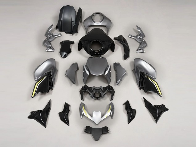 2020-2024 Kawasaki Z900 Motorcycle Fairings - Grey Black UK