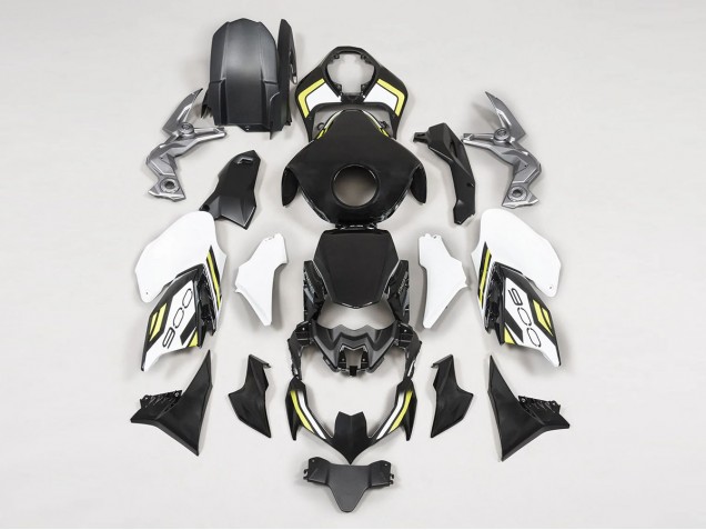 2020-2024 Kawasaki Z900 Motorcycle Fairings - Black White Yellow UK
