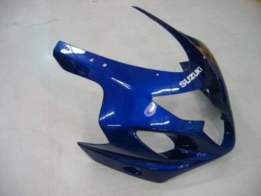 2004-2005 Suzuki GSXR 600/750 Motorcycle Fairings - Blue Grey Glossy Black UK