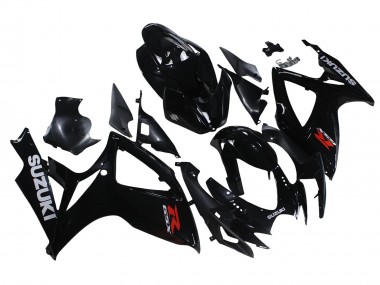 2006-2007 Suzuki GSXR 600/750 Motorcycle Fairings - Glossy Black UK