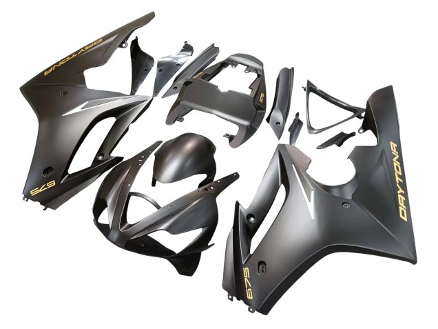 2006-2008 Triumph Daytona 675 Motorcycle Fairings - Matte Black UK