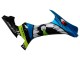 2015-2019 Yamaha YZF R1 Motorcycle Fairings - Blue Green Black Shark UK