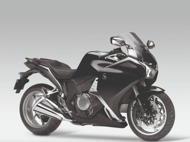2010-2016 Honda VFR 1200 Motorcycle Fairings - Glossy Black UK