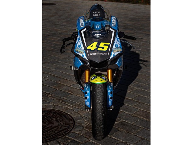 2015-2019 Yamaha YZF R1 Motorcycle Fairings - Blue Yellow Shark UK
