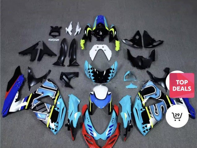2009-2016 Suzuki GSXR 1000 Motorcycle Fairings - Blue Red Yellow White UK