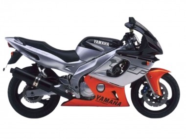 1996-2007 Yamaha YZF600R Thundercat Motorcycle Fairings - Grey Orange Black UK