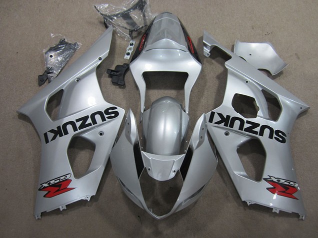 2003-2004 Suzuki GSXR 1000 Motorcycle Fairing - Silver UK