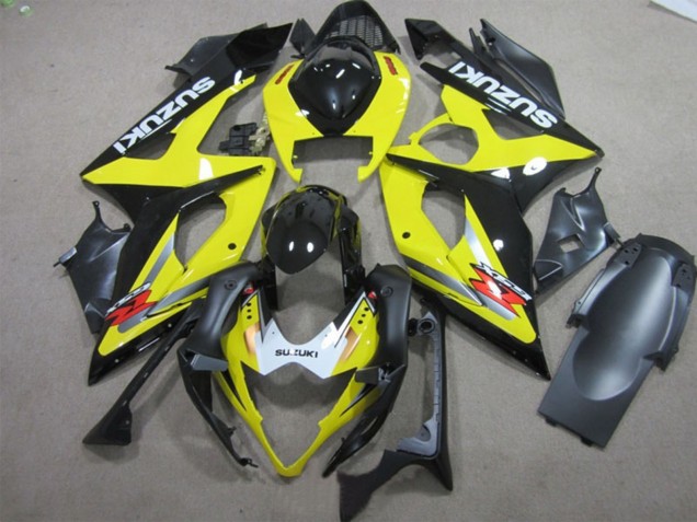 2005-2006 Suzuki GSXR 1000 Motorcycle Fairings - Yellow Black White Red UK