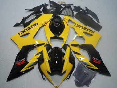 2005-2006 Suzuki GSXR 1000 Motorcycle Fairing - Yellow Glossy Black UK