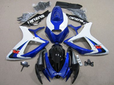2006-2007 Suzuki GSXR 600 Motorcycle Fairings - White Blue Black Red UK
