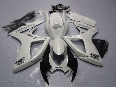 2006-2007 Suzuki GSXR 600 Motorcycle Fairing - White UK
