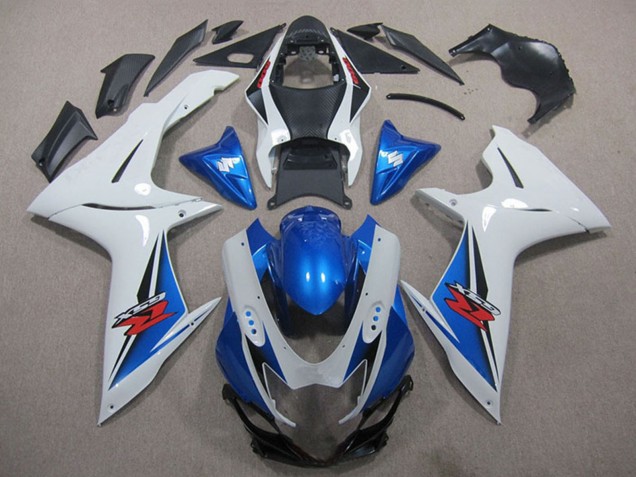 2011-2024 Suzuki GSXR 600 Motorcycle Fairings - White Blue Black Red UK