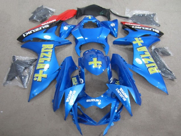 2011-2024 Suzuki GSXR 600 Motorcycle Fairings - Blue Gold Rizla UK
