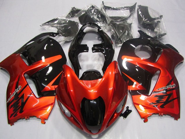 1996-2007 Suzuki GSXR 1300 Hayabusa Motorcycle Fairings - Orange Black UK