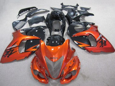 2008-2020 Suzuki GSXR 1300 Hayabusa Motorcycle Fairings - Orange Black UK