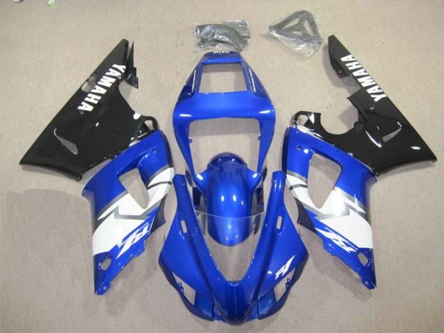 2012-2014 Yamaha YZF R1 Motorcycle Fairing Kits - Blue White Glossy Black UK