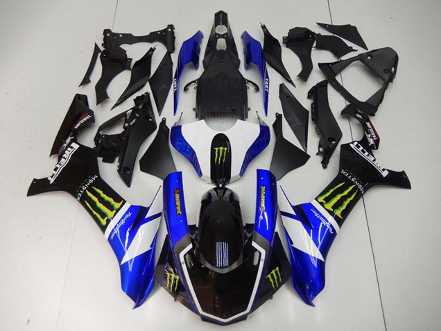 2015-2019 Yamaha YZF R1 Motorcycle Fairings - Blue White Glossy Black Green Monster UK