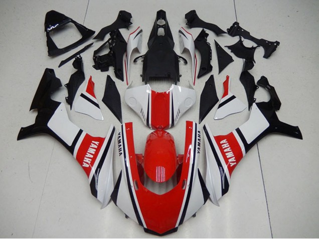 2015-2019 Yamaha YZF R1 Motorcycle Fairings - White Red Black UK