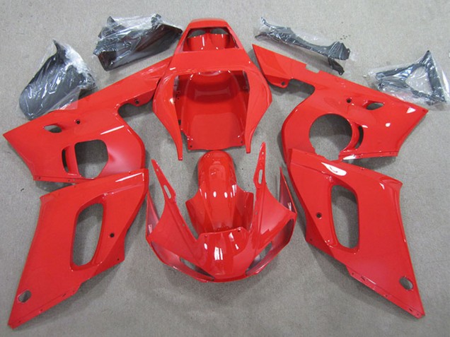1998-2002 Yamaha YZF R6 Motorcycle Fairings - Red UK