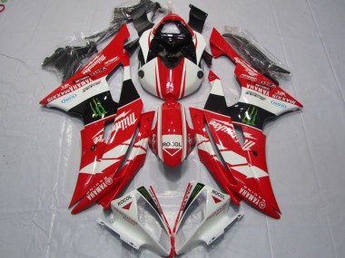2008-2016 Yamaha YZF R6 Motorcycle Fairings - White Red Glossy Black Green Monster Rocol Milwaukee Maxxis UK